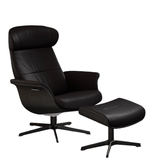 [675/0455-062NG+064NG] Butaca TimeOut Full Black con reposapies